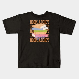 Book Addict for Book Lovers Kids T-Shirt